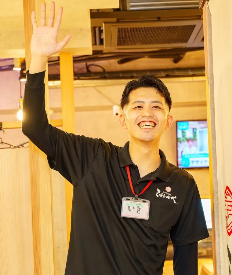 ミチシルベ天文館銀座通り店 店長 長浜  粋生